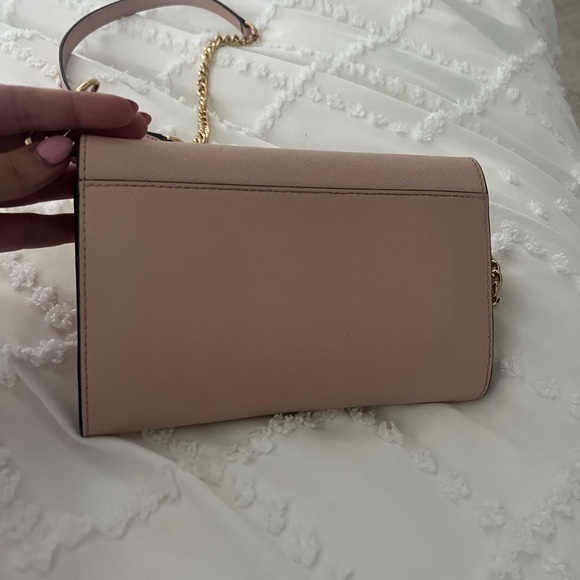 Tory Burch Blush Pink Leather Chain Crossbody with Gold Hardware - Picture 2 of 6